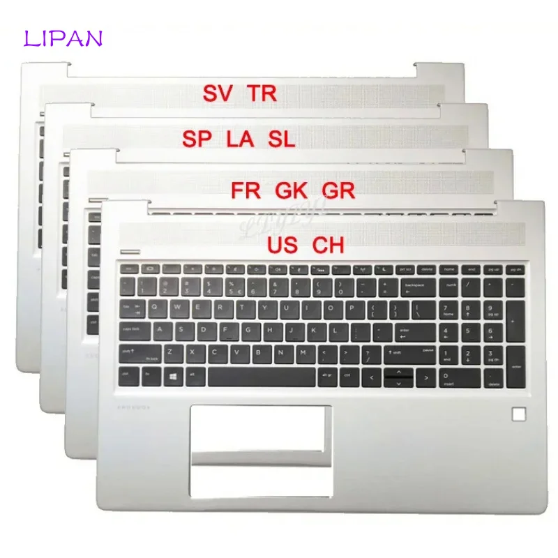 L L Upper cover for HP ProBook 450 G6 G7 455r x8k zhan66 15 G2 G3 keyboard cover palm rest case shell