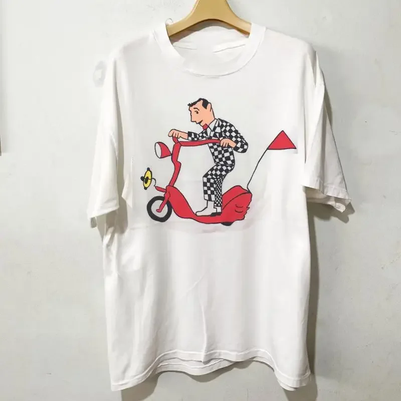 caricature Pee Wee Herman White T shirt All sizes XB571
