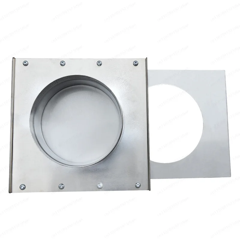 150mm Zinc-Coated  Gate, Sliding Damper for Dust Extraction System & Ducting