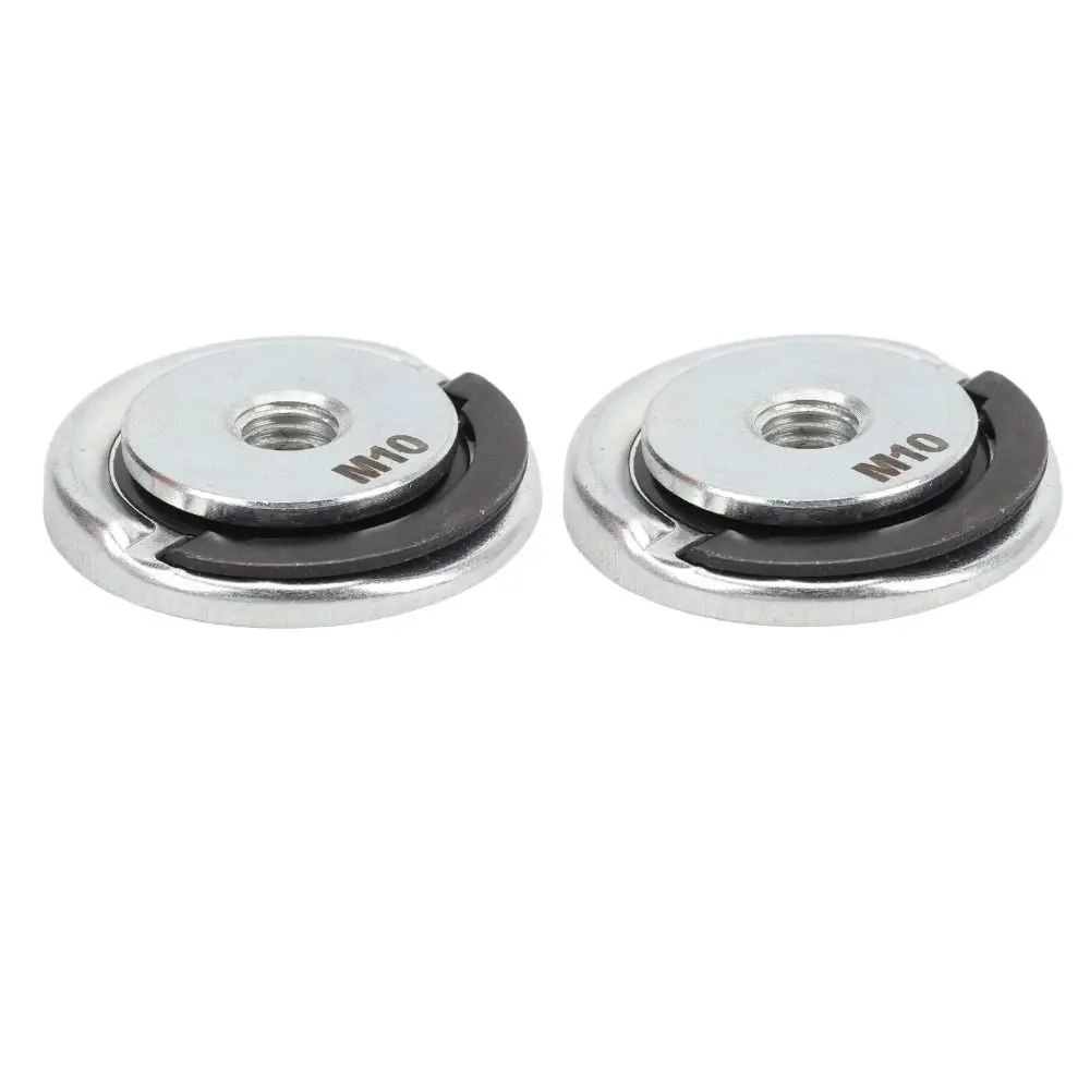 

2PCS ​ 5/8-11 , M14 ,M10 Angle Grinder Flange Nuts Metal, Alloy Steel Locking Retaining Nut Grinder Flange Locking Nut