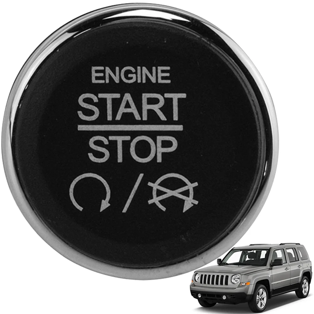 Engine Push Button Start Stop Ignition Switch 33370101 Dash Ignition Button Switch Replacement for Jeep Grand Cherokee 2009-2013