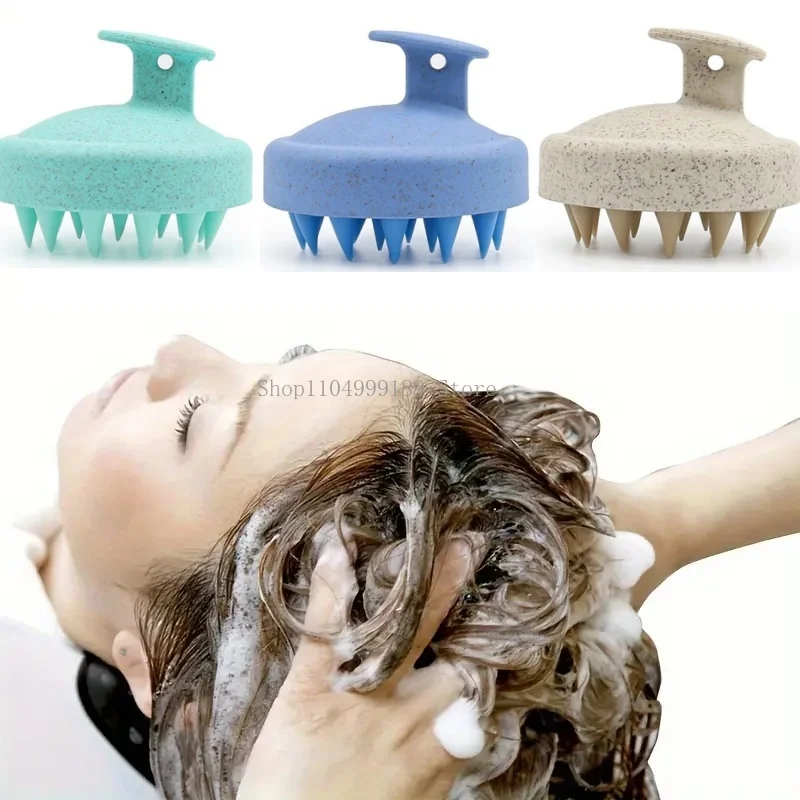 

Silicone Scalp Massager Anti-Itching Shampoo Brush Hair Washing Combs for Dead Skin Removing Home Salon Hairdressing Tools