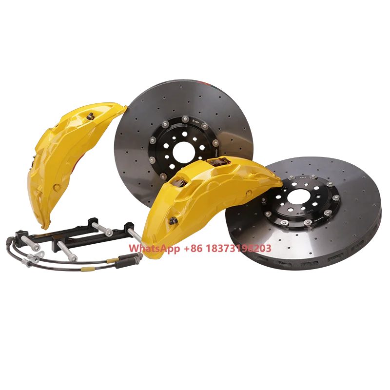 تعديل نظام الفرامل الأمامية الخلفية ترقية الكربون السيراميك الفرامل الدوار 405*34 مللي متر القرص R20 R21 مناسبة ل Akebono 10N 10Pot الفرجار #1