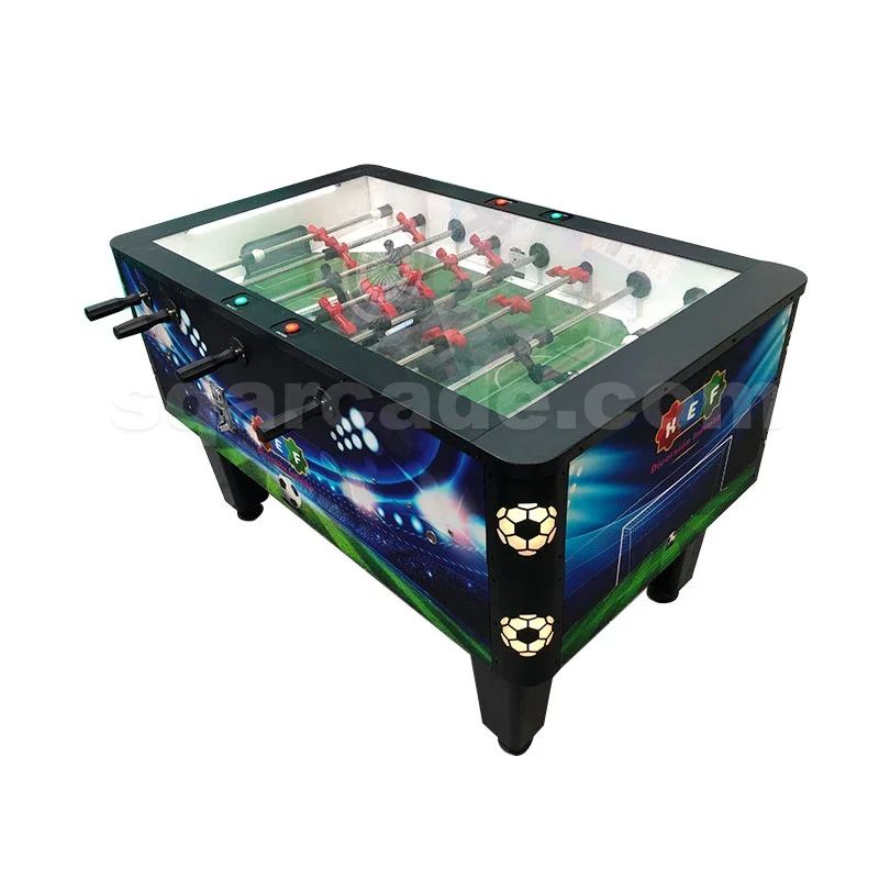 New Fashion Electronic Coin Machine LCD screen Foosball Table/soccer game table Coin mechanism Football table