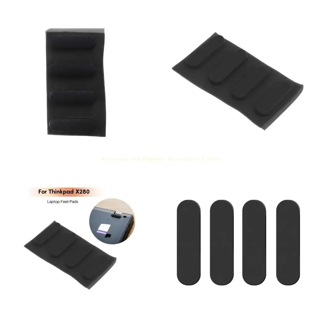

4Pcs Laptop Silicone Feet ,Replacement Bottom Case Foot for Thinkpad X280 Laptop Shell Case Pad