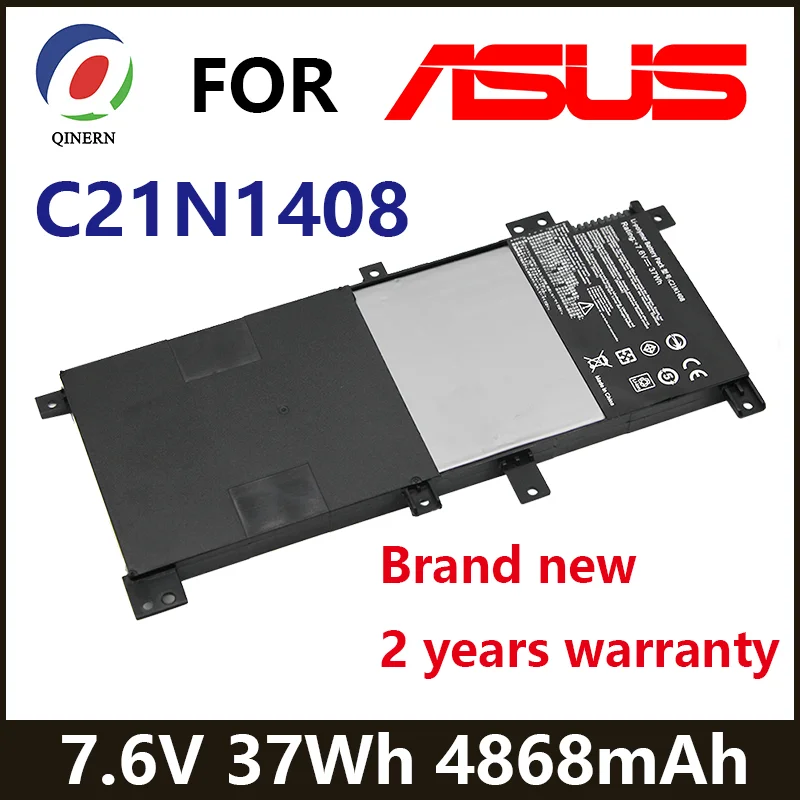 

C21N1408 37Wh 7.6V Laptop Battery For ASUS VivoBook 4000 MX555 V555L VM590L V5555LB V555U X555UQ X555UA K555U X555LN Series