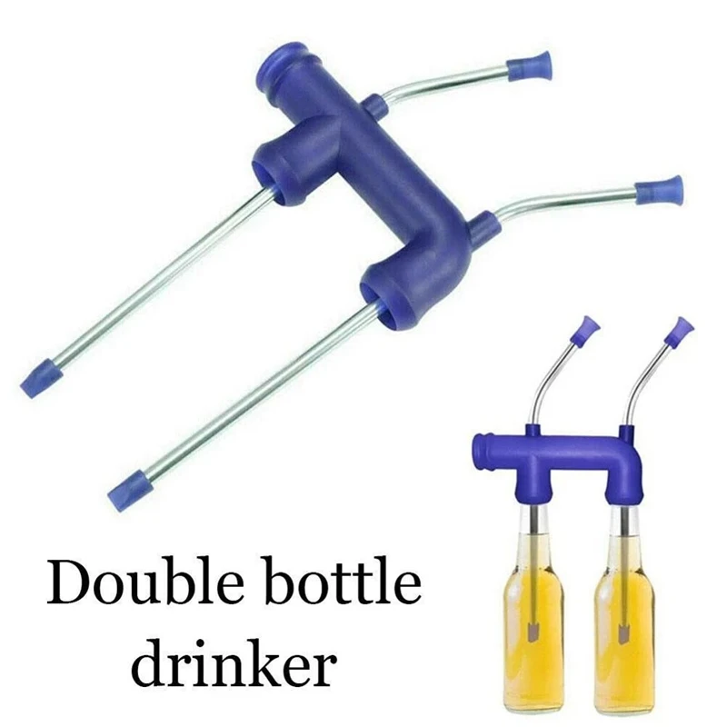 Double Beer Snorkel Beer Dispenser For College Parties New Party Christmas Birthdays Year