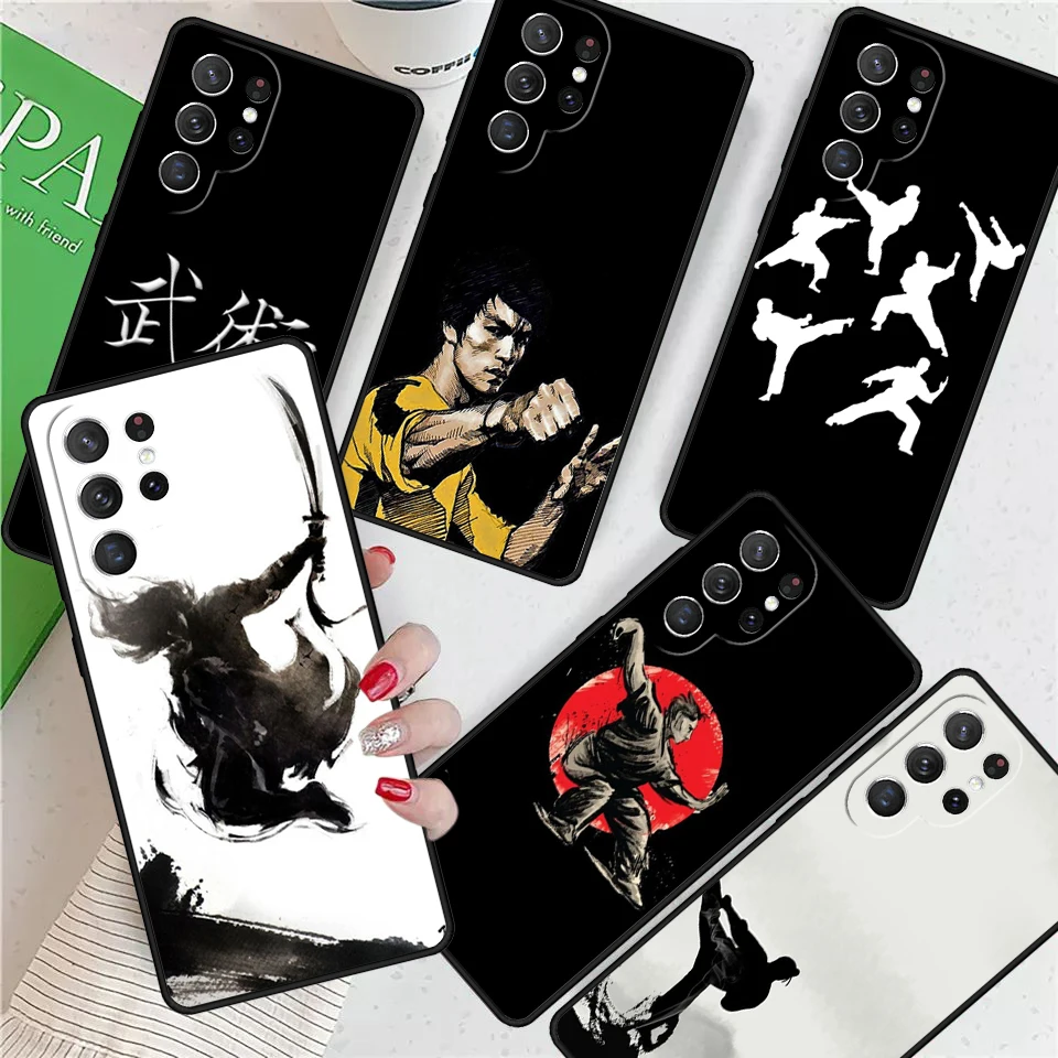 Chinese Kung Fu For Samsung Galaxy S24 Ultra S21 S22 S8 S9 S10E Note 10 20 Plus FE S23 Phone case Cover Coque