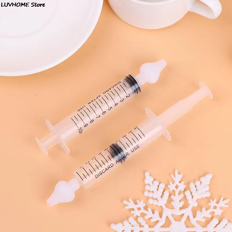 2pcs 10ml Baby Care Nose Cleaner Needle Tube Infant Clean Rhinitis Nasal Washer Tools