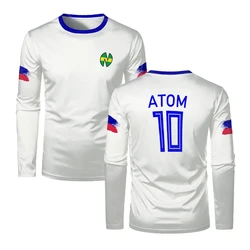 Japan Soccer Jersey Animation Captain Long Sleeved T-shirt ATOM School Nansheng Olive And Benji T Shirt Tsubasa Jersey Men Tees