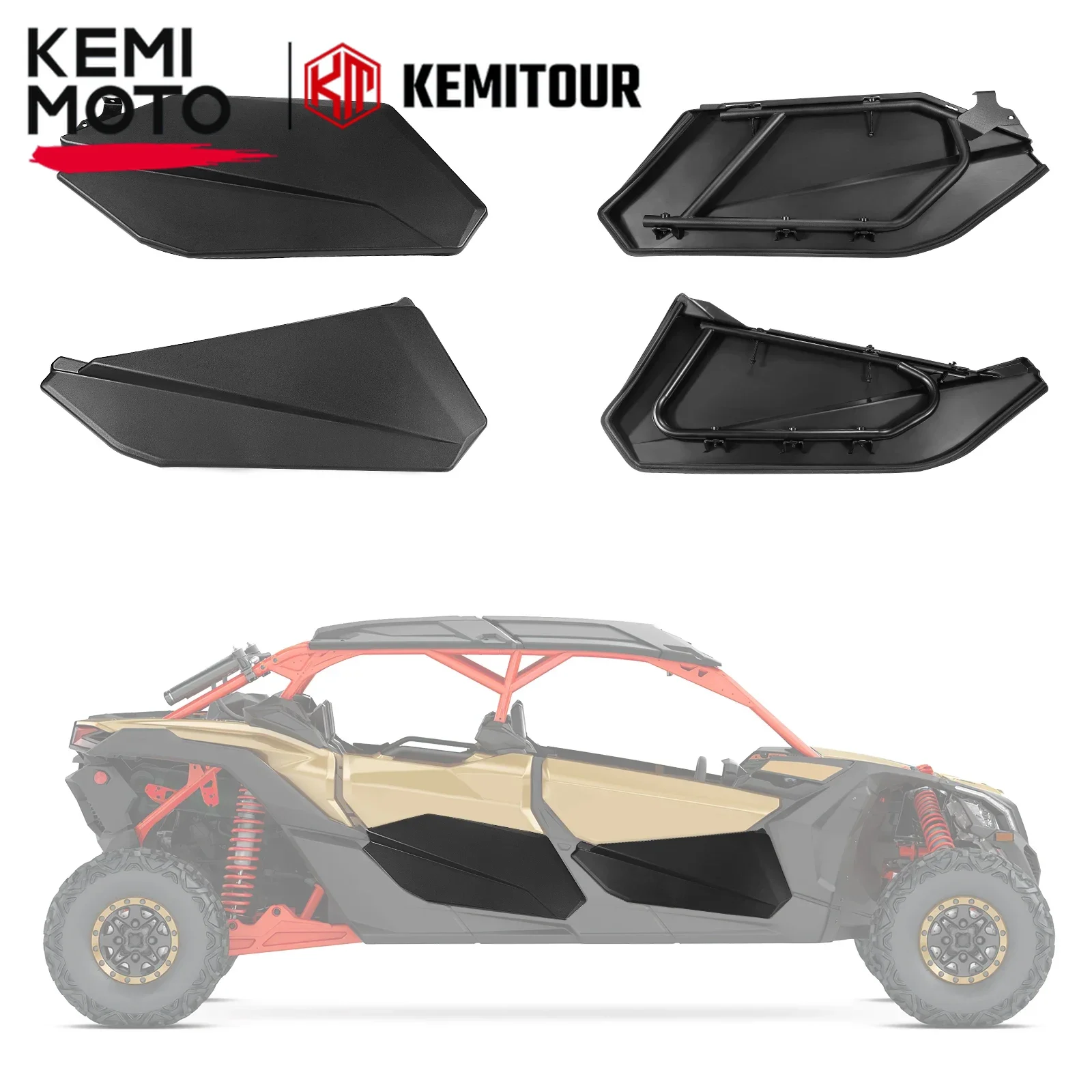 

X3 4-дверные вставки для нижней двери UTV для Can-am Maverick X3 Max R RR 4x4 DS RS 1x XDS XRS Turbo DPS 4-дверные 2017 +