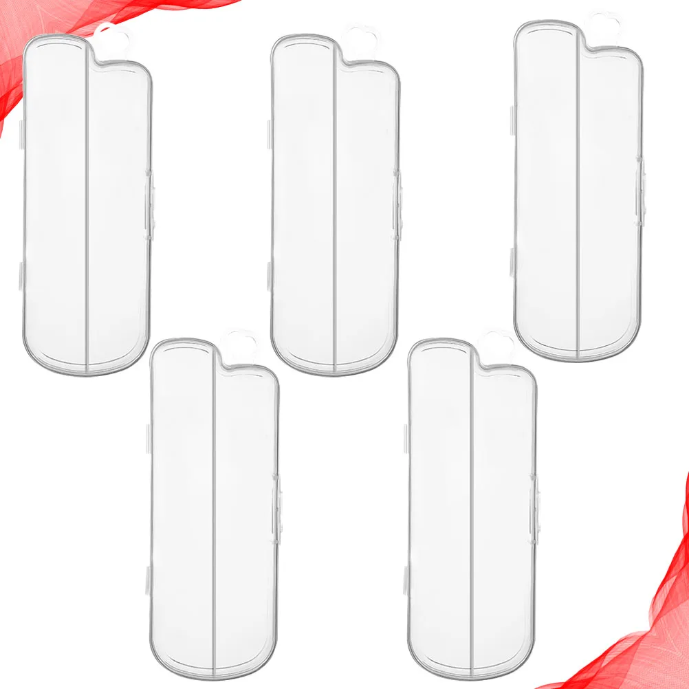 

5 Pcs Spoon Storage Box Spoons Utensil Scoops Baby Case Holder Container Food Grade