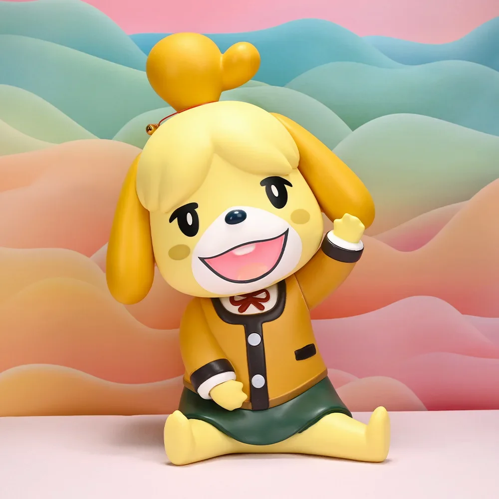 1:1 Animal Crossing New Horizons Isabelle Anime Figurine Manga Statue PVC Action Figure Collectible Model Toys Ornaments 34CM