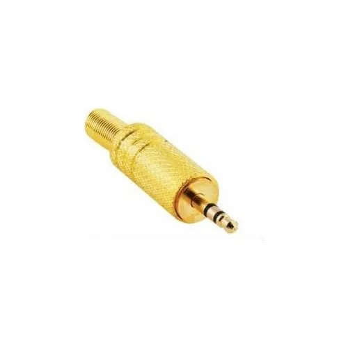 OEM Yellow Tip 24K 3,5mm Stereo Jack