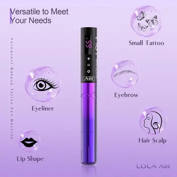 Bezdrátová sada tetovacích strojků EZ pro aplikaci permanentního make-upu s 3 ks baterií napájeného rotačního tetovacího zařízení určeného pro... 10 nejlepší prodej Dětský tetovací strojek - №2