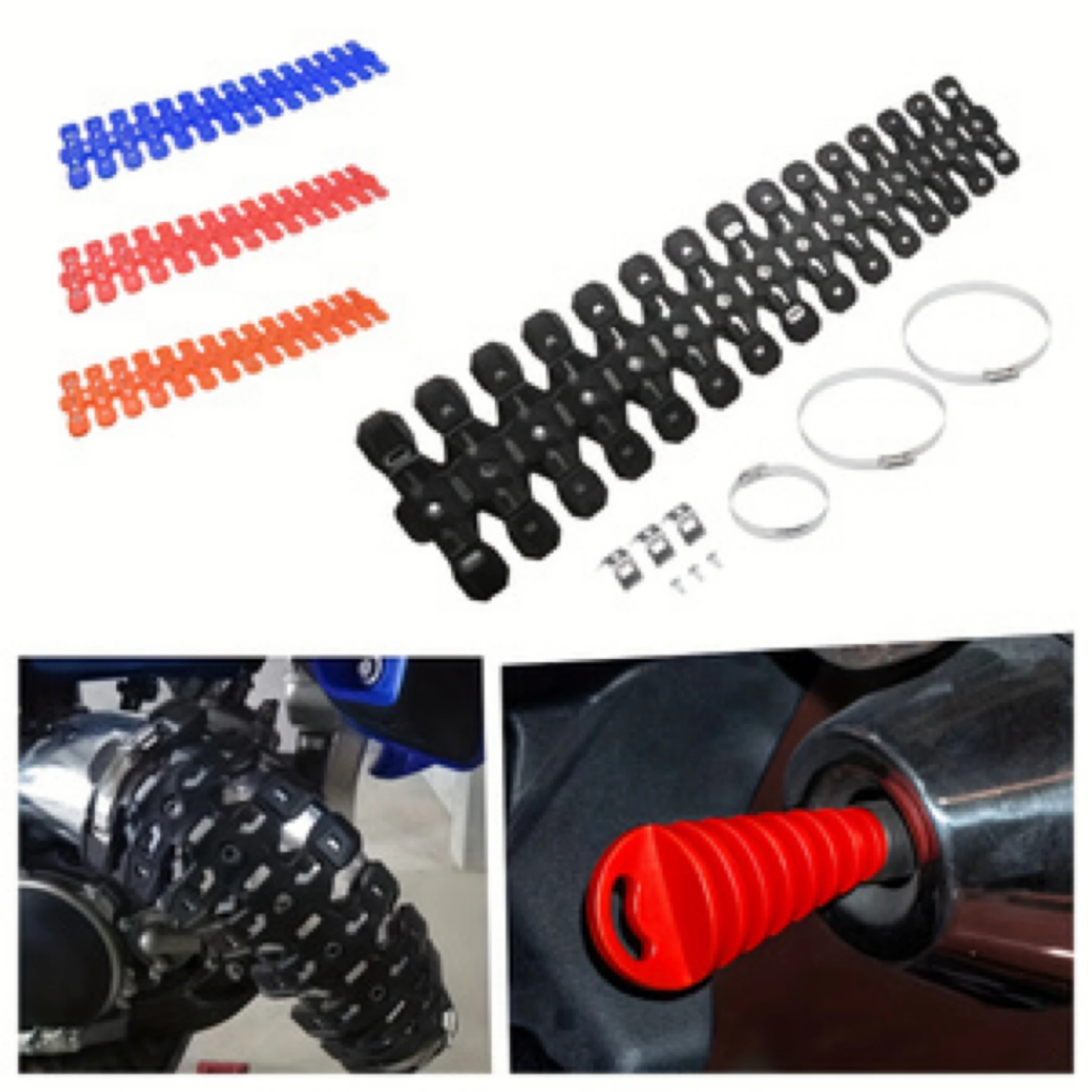 

Universal Motorcycle Exhaust Heat Shield Muffler Protector For KTM 250 SX/Honda CR250R/Yamaha YZ250/Suzuki RM250/Kawasaki KX250
