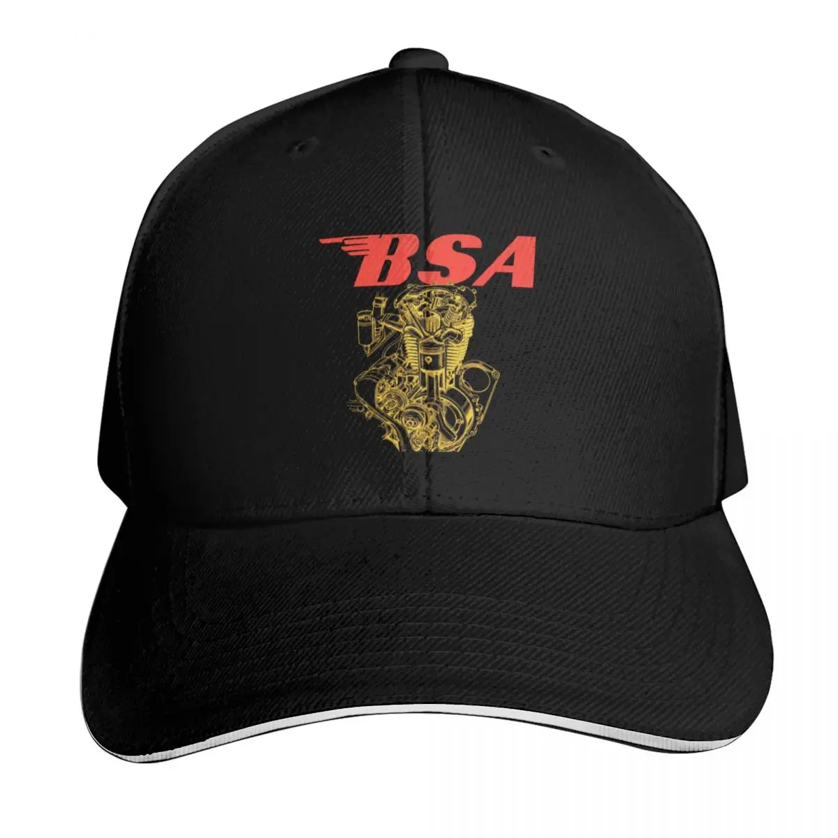 

BSA Motorcycle Logo Baseball Cap Snap Back Hat Sunhat fishing hat Sports Cap Male Women's