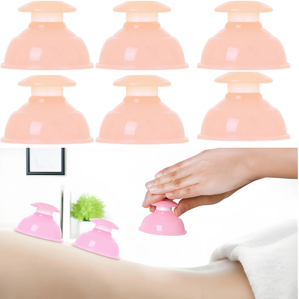 

1-10 шт., антицеллюлитные вакуумные силиконовые банки для семейного использования, массажные инструменты, высококачественное оборудование для ухода за телом