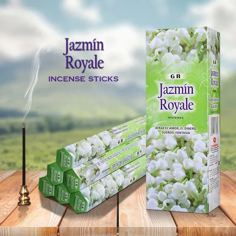 40/20 Sticks Wierook Originele GR Sandelhout Stok Jazmin Sri Ganesh Royal Oudh Indian Aroma Stok voor Thuis Meditatie Wierook