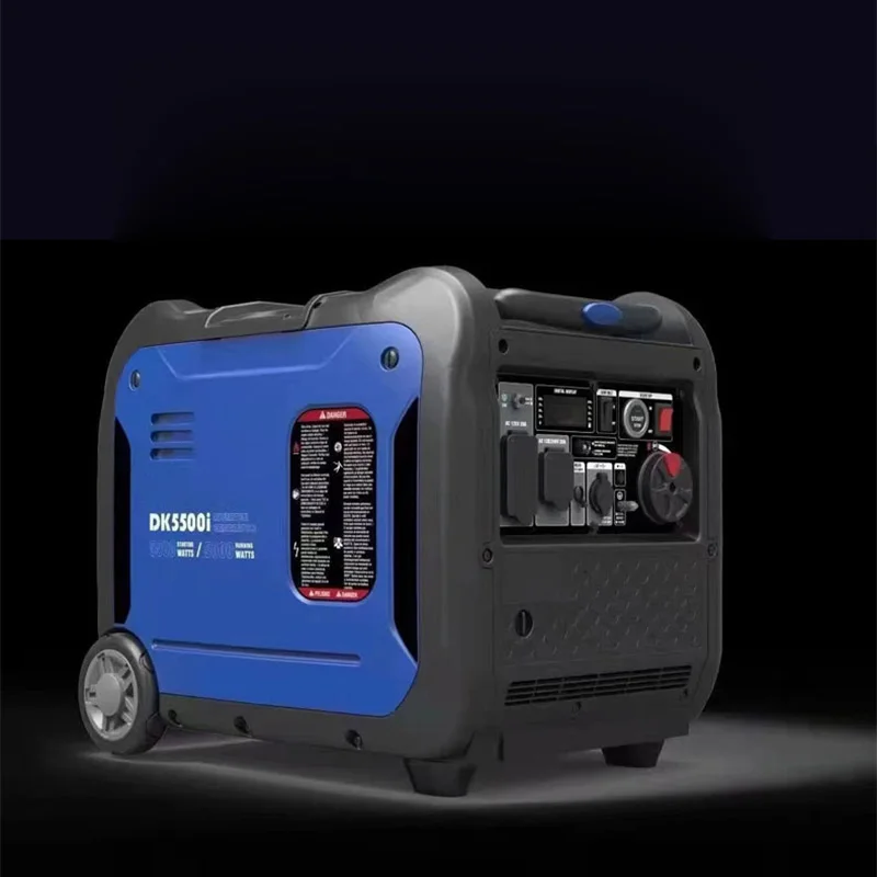Super Quiet Dual Fuel Inverter Generator with Remote Start electric and recoil start options provide convenience