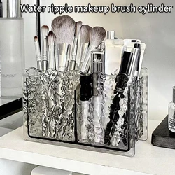 2 Holes Cosmetic Storage Box Makeup Brush Holder Organizer Lipstick Eyebrow Pencil Bathroom Storage Display Stand