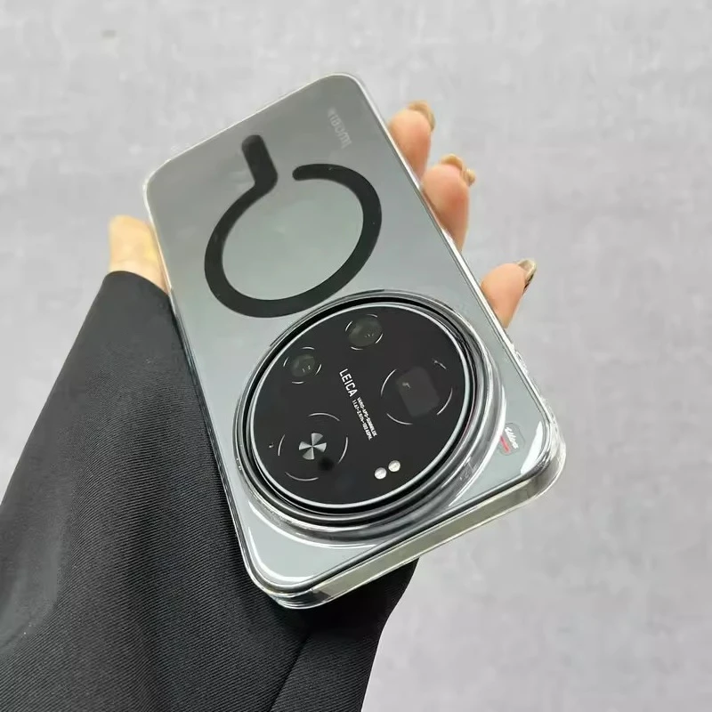 

For Xiaomi 17 Ultra Case Premium Colorful Magnetic Clear Protective Phone Back Cover For Xiaomi 17Ultra Shockproof Shell Bumper