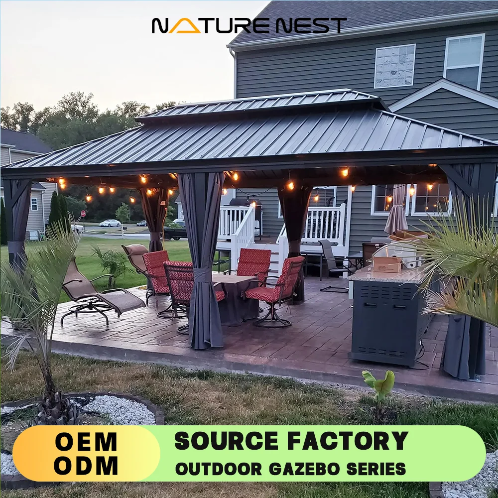 

Lawns Greenhouse Pergola 12x18 Farmhouse Recreation Courtyard Garden Tent Sunshade Canopy Mobile House Yard Awning Sun Room