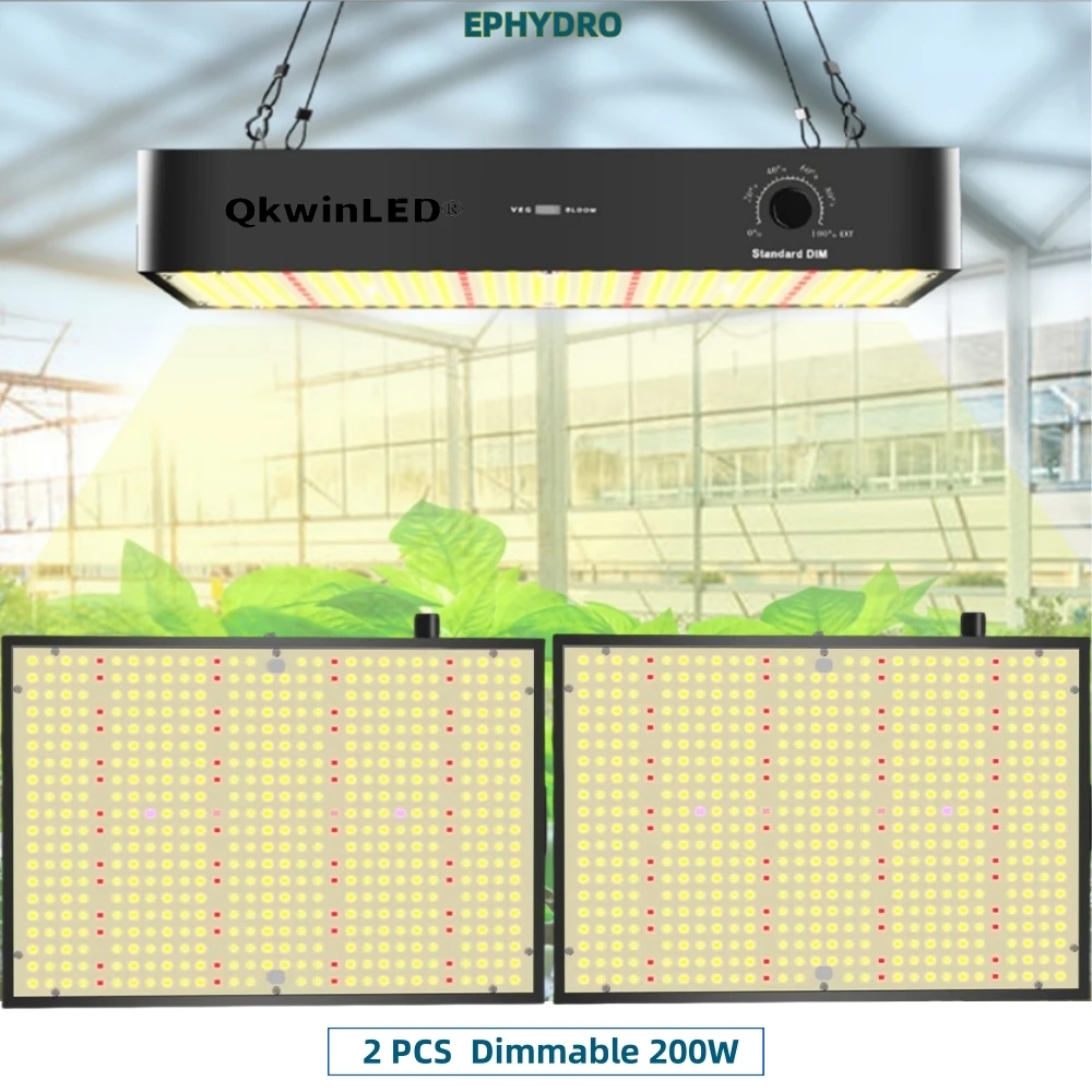 full spectrum led grow light samsung bead faca voce mesmo com luzes vermelhas construido com ventiladores upd 200w pcs 01