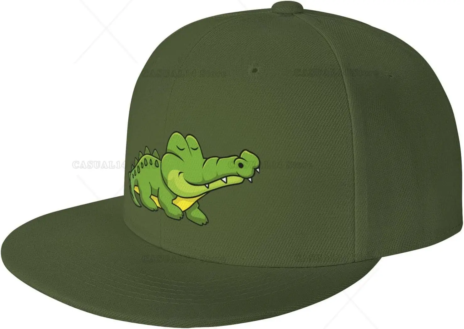 

Cartoon Crocodile Trucker Hat for Men Snapback Hats Baseball Cap Flat Brim Hats Snapback POLYESTER One Size