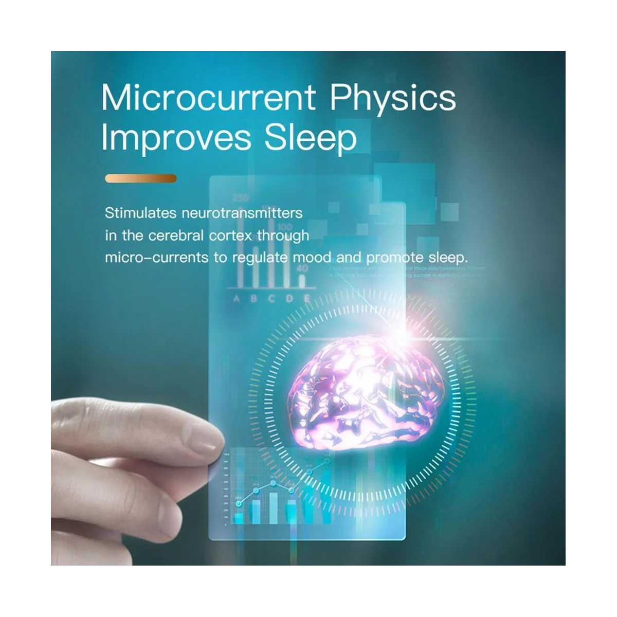 Intelligent Sleep Aid Handheld Micro-Current Sleep Device Anxiety Relief Deep Sleep Instrument Sleeper Insomnia Device-A