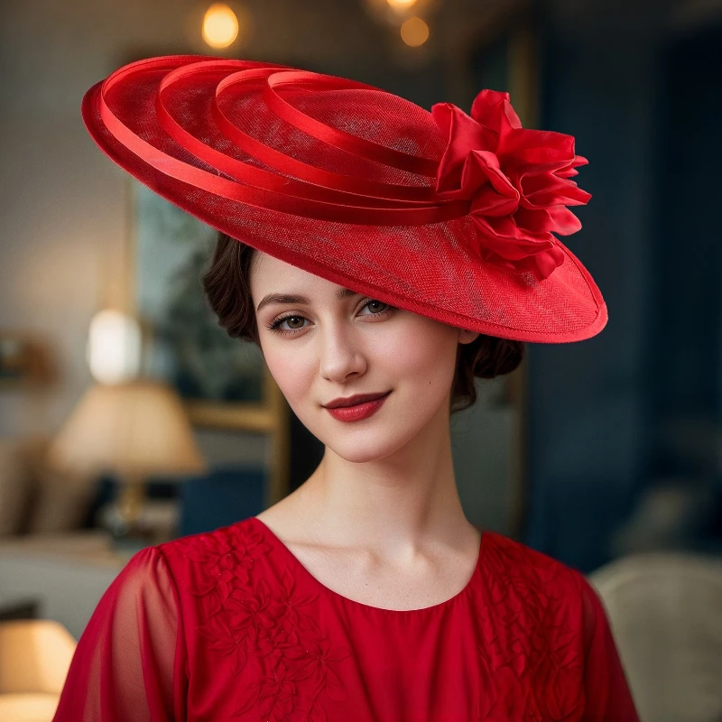 Derby Kentucky Fascinator Hat Women Church Royal Ascot Millinery Cap Ladies Elegant Church Race Headpiece Femme Wedding