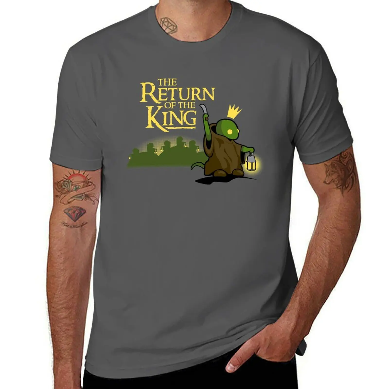 

the King Return of T-Shirt Large Size Casual Short Sleeve Top