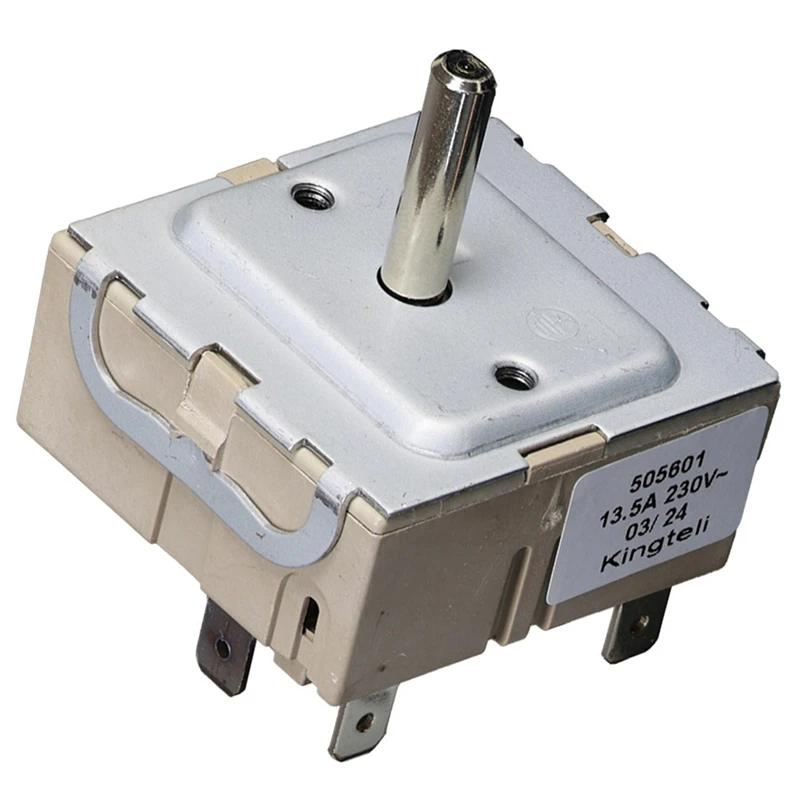 A65T for EGO Mechanical Temperature Control Regulator Knob Switch 505601, Replacement Part for Washing Machine Double Circuit