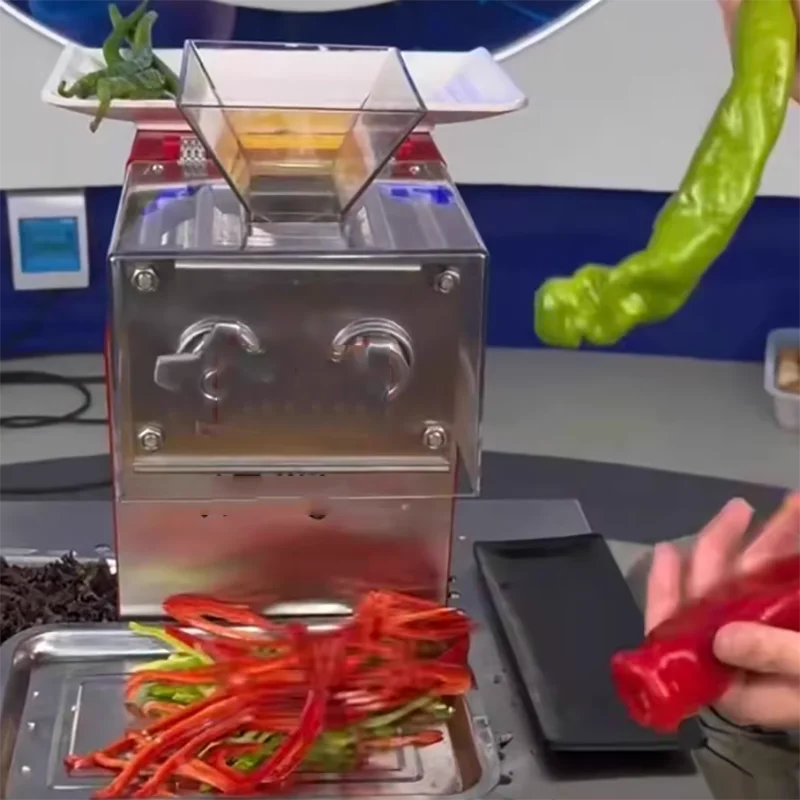 Electric Kitchen Use Fresh Meat Slicer Shredder Cutting Machine