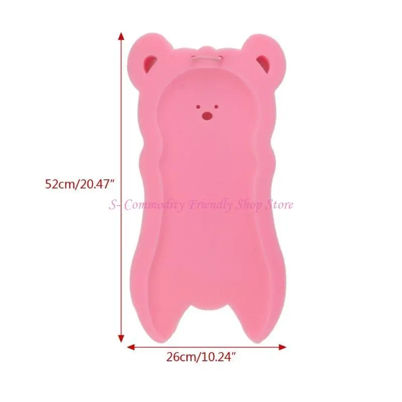

85AE Baby Bath Cushion Newborn Bath Anti-slip Cushion for Seat Infant Floating Bathtub Pad Shower Support Mat Security