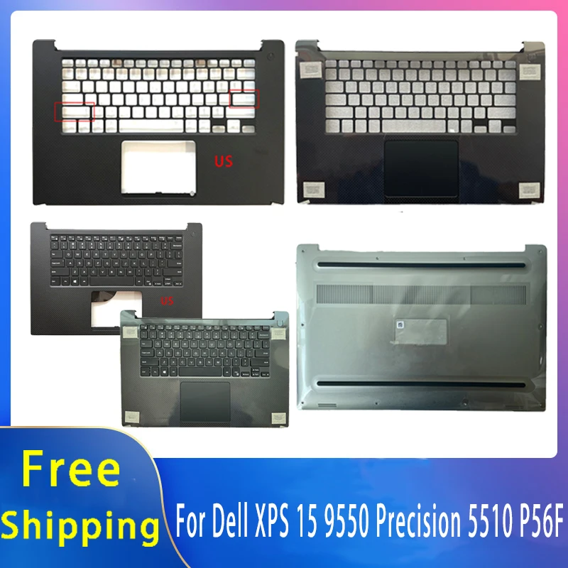 

New For Dell XPS 15 9550 Precision 5510 P56F;Laptop Accessories US Palmrest or Bottom 05R1JP