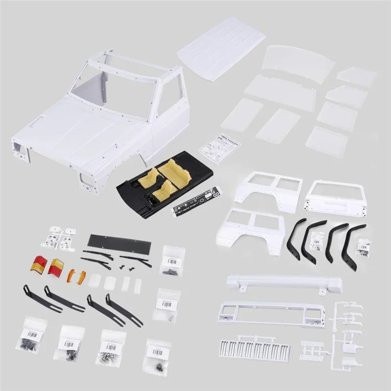 Guscio del corpo Cherokee interasse in plastica dura da 12.3 pollici 313mm per 1/10 RC Crawler Axial SCX10 e SCX10 II 90046 90047