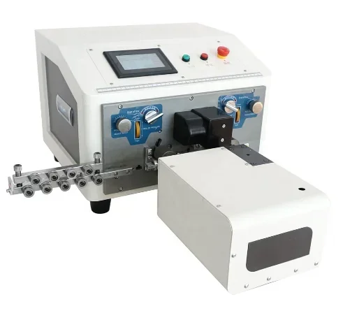 

Factory Supply Automatic Multicore Flat Cable Cutting Stripping And Twisting Machine For Single Wire