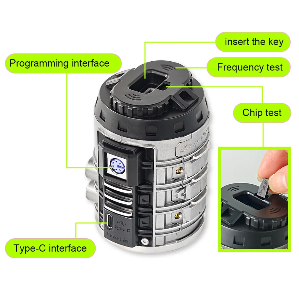 2M2 خزان سهل استنساخ مبرمج نسخ ID46 ID4D ID8A ID47 ID5C ID8E ID12 سوبر رقاقة المستجيب كشف التردد عن بعد للسيارة #4