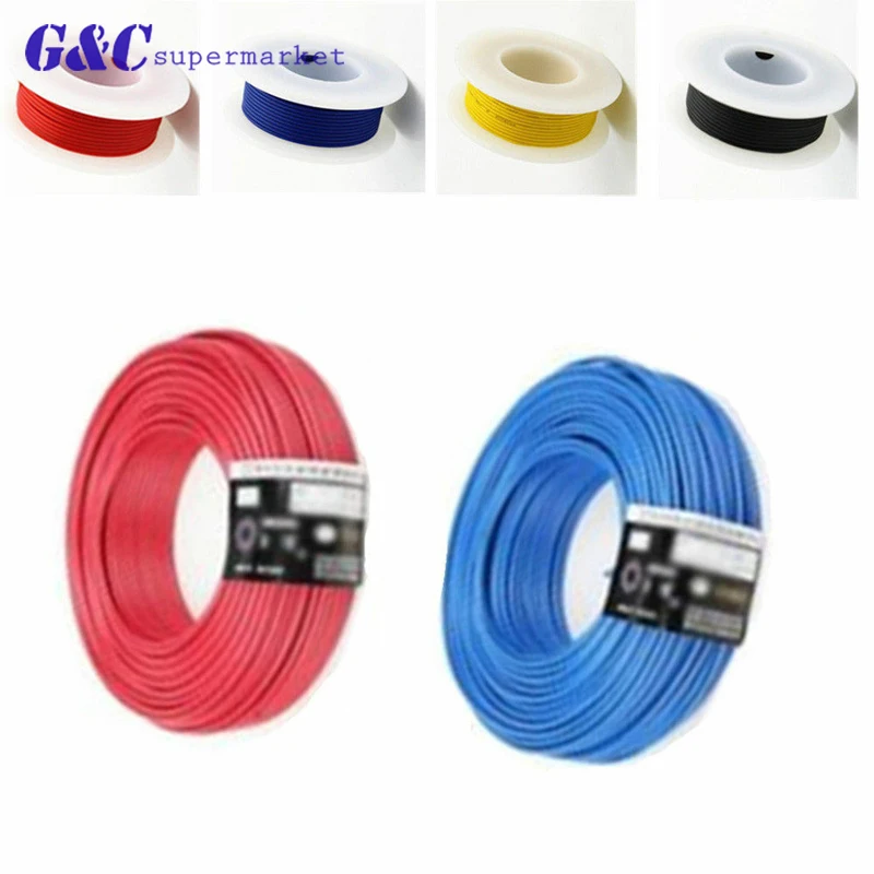 10 Meters Flexible Stranded of UL-1007 24AWG Wire Cable UL1007 Wire 24awg PVC Electronic Cable UL Certification