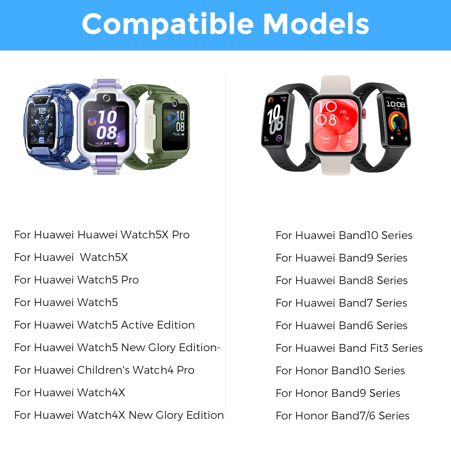 نوع C محول الشحن USB C ساعة ذكية شاحن محول لهواوي الفرقة 10/9/8/7/6 Fit3 ساعة 5X Pro/5X/5 Pro/5/4 Pro/4X