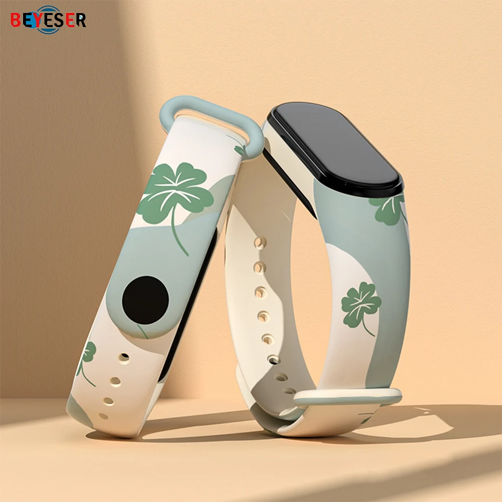 Sports Strap For Xiaomi MI Band 7/6/5/4/3 Silicone Replacement Bracelet Wristband Band7 Band6 Fashion Smart Watch Accessories