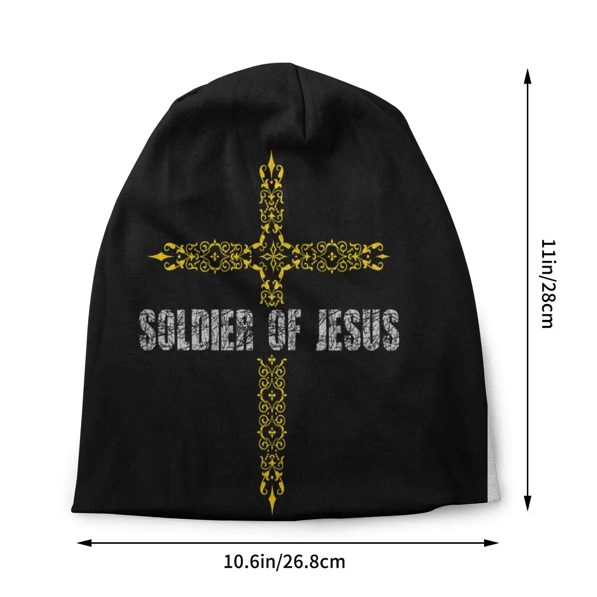 Jesus Christ Cross The Way The Truth The Life Sport Thin Hats Soldier Of Jesus Bonnet Hipster Skullies Beanies Caps