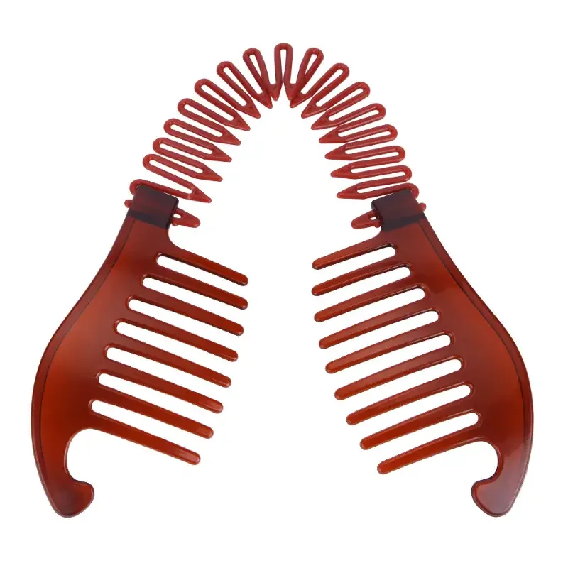 1pcs Elastics Hair Braider Banana Clip Black Scorpion Shaped Hair HoldingHairpin Ponytail Rubber Bands Hair Accessories Salon