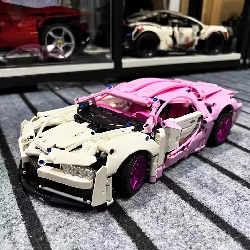 Technische verhouding 1:14 super racemodel decoratie bouwstenen puzzel bouwstenen speelgoed verjaardag kerstcadeaus