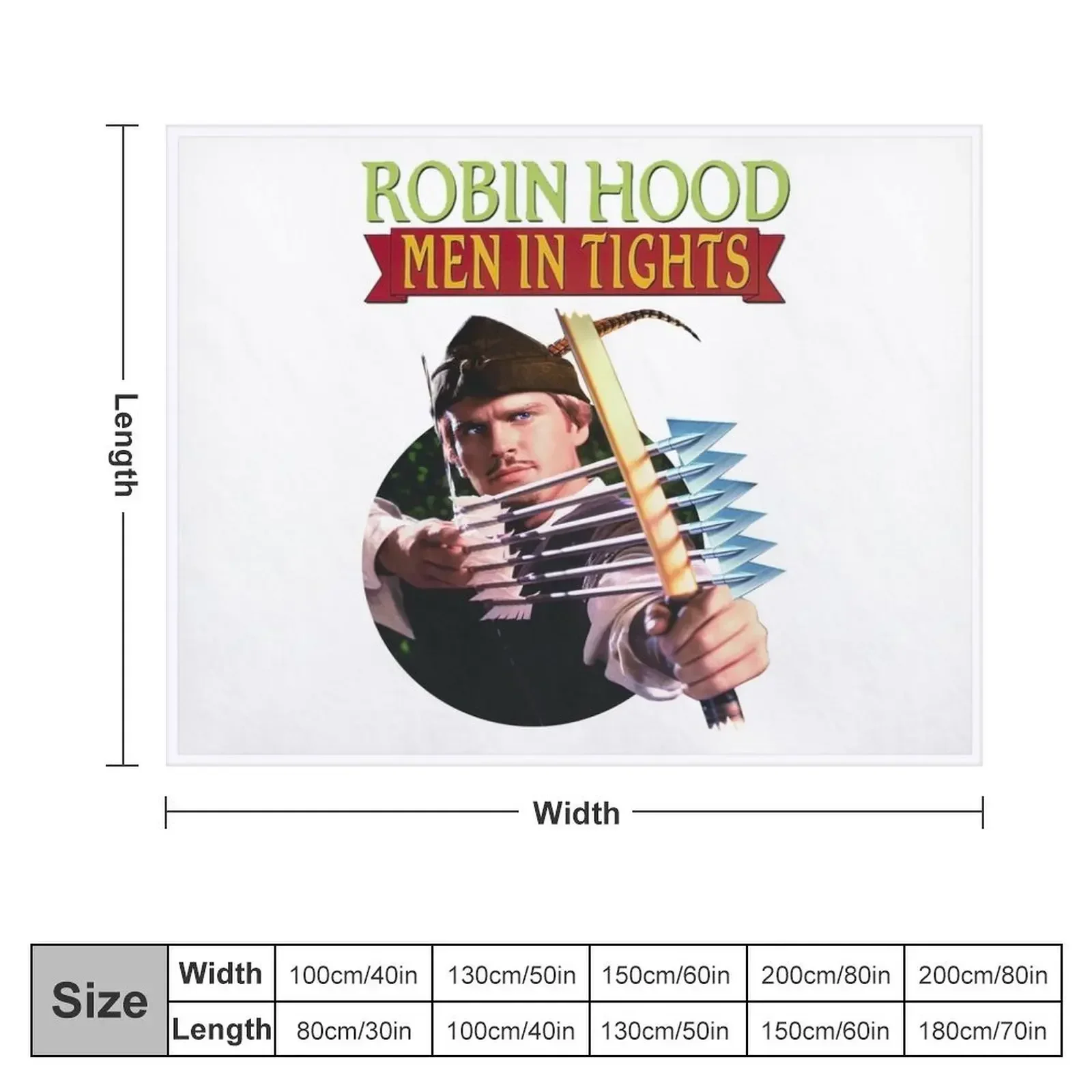 Robin Hood, Men in tights Throw Blanket Luxury Thicken Decorative Beds Blankets