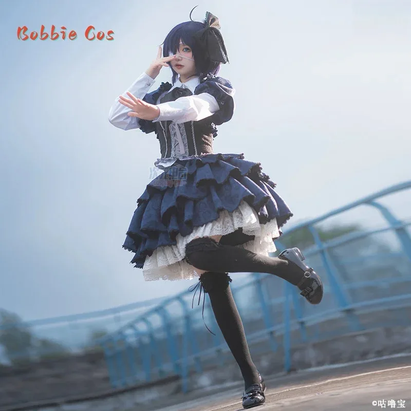

Бобби Cos Takanashi Rikka Косплей Костюм для Хэллоуина Рождество Comic con Game Аниме Праздничная Одежда