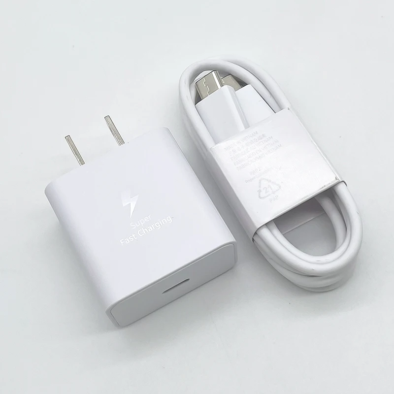 Samsung 25W EP-T2510 Superschnell-Ladegerät US-Stecker Typ-C Adapter für Galaxy Z Flip Fold 7 6 5 S25 S24 S23 S22 Ultra – Detail 2