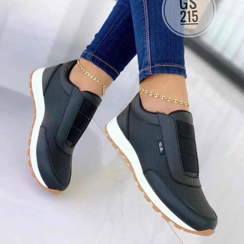 Sneakers Women\'s Spring Shoes Platform Casual Sports Female Slip on For Woman Medical Comfortable  Brand Tennis 2024 New