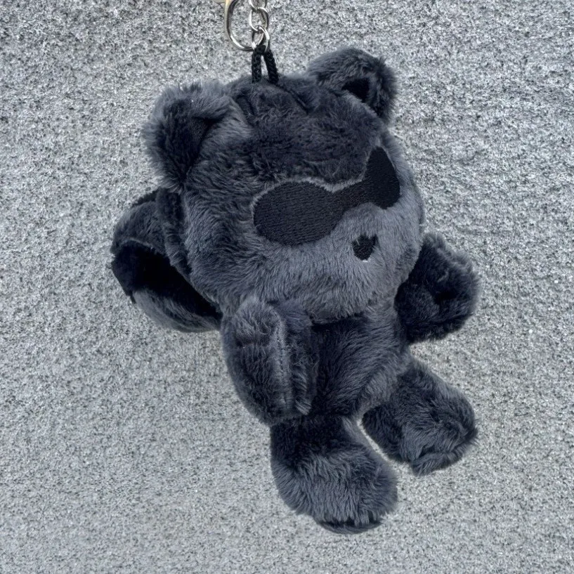 Colgante de muñeco de peluche de ardilla negra de dibujos animados HOPE ON THE STAGE, bonito juguete de peluche para regalo de seguidores